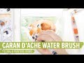 Caran d'Ache Water Brush Filling & Painting Demo