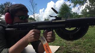 Shooting the Chauchat Machine Gun