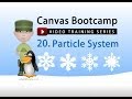 Canvas Bootcamp 20 - Particle Effect System Tutorial Snow Falling Animation