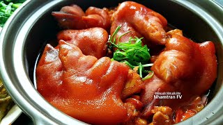 MÓNG GIÒ HẦM GIÒ KHO món ăn hỗ trợ sức khỏe xương khớp đẹp da mà cực ngon cơm |Nhamtran FV