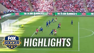Ibrahimovic puts Man United in front vs. Leicester City | 2016 FA Cup Community Shield Highlights