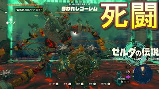 死闘だった　(リベンジ)奪われしゴーレム【ゼルダの伝説 ティアキン】【ティアーズ オブ ザ キングダム】【Zelda Tears of the Kingdom】