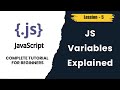 JavaScript Variables Explained | Naming Rules & Examples | JS Tutorial | (Lesson 5)