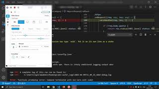 Firebase Admin SDK ERROR: Expression has type `void`. Put it on its own line as a statement