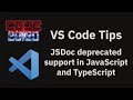 VS Code tips: Deprecating code in JavaScript and TypeScript