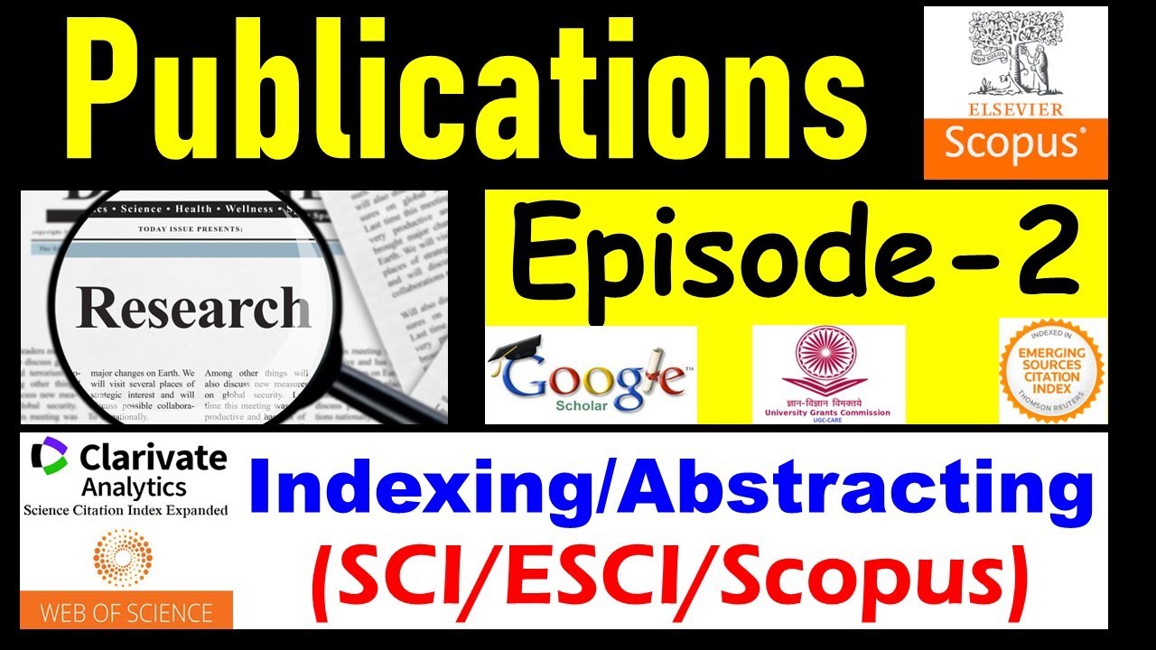 Abstracting/Indexing | How To Check The Quality Of A Journal | SCI/SCIE ...