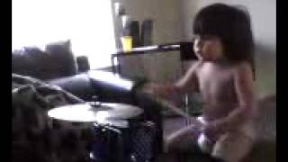 Espinoza- Santi Playing the Drums