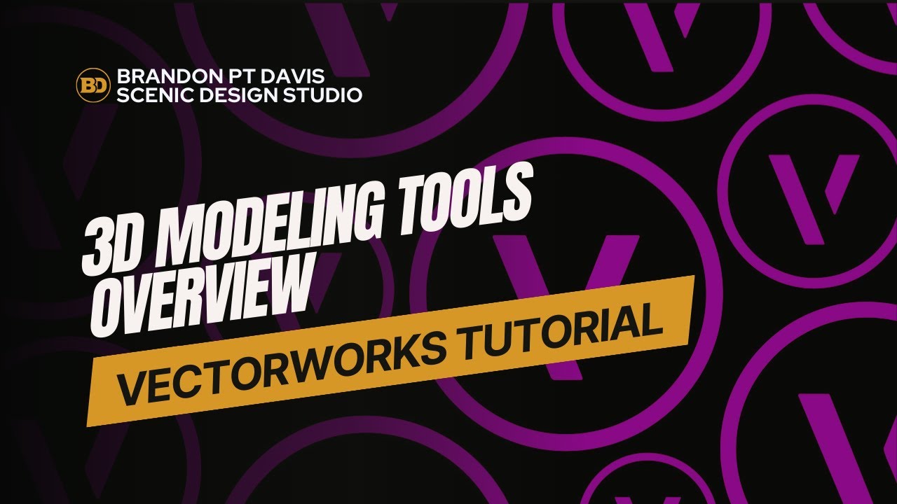 Vectorworks Tutorial 3d Modeling Tools Overview Youtube