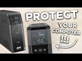 Protect Your Computer from Power Outage!!! APC UPS Backup & Surge Protector