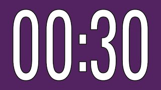 30 second Timer - Purple, No Music