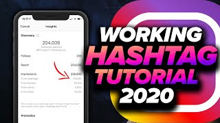 Instagram Hashtag Strategy 2020 | How To Find High Performing Secret Instagram Hashtags