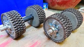 Amazing Homemade How To Make Dumbbells For Gym Try Your Self At Home