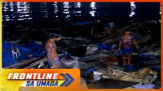 12 bahay, gumuho at lumubog sa tubig dahil sa lakas ng alon at hangin | Frontline Sa Umaga