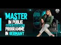 Webinar Alert | Master in Public Health in Germany