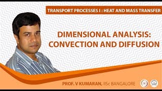Dimensional analysis: Convection and diffusion