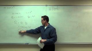 Calculus 1 Lecture 2.6:  Discussion of the Chain Rule for Derivatives of Functions