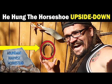 Is hanging a horseshoe upside down bad luck?