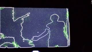 Experiments with Kinect and Physics Engine