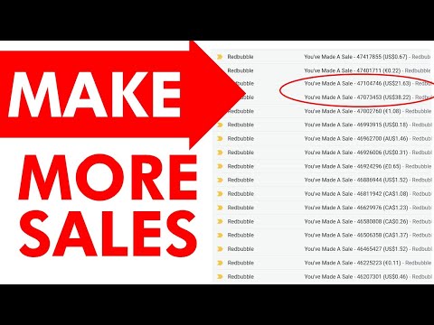 How To Make More Sales On Redbubble Youtube