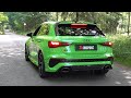 Audi RS3 8Y Sportback with Akrapovic Exhaust - Start, LOUD Revs & Accelerations!