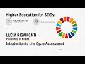 Introduction to Life Cycle Assessment (Lucia Rigamonti)