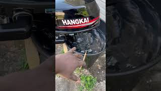 Hangkai 6hp 2 stroke outboard motor break in