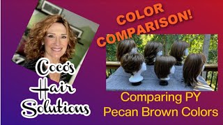 Comparing Paula Young's Pecan/Med Brown Colors!