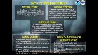 PA Severe Weather Awareness Week - Tornadoes and Tornado Safety