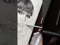 showing drawing process in timelapse drawing shorts diewithsmile artwork keviartz