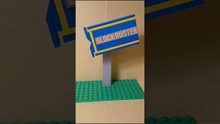 How To Build A Blockbuster Logo Out Of Lego