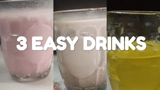 3 Mouthwatering drinks to try at home!!!