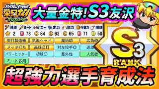 【最終目標】金特6種取得で総合力爆上げ！S3ランクの強力友沢を育成した個人育成のテクニック解説！|育成論/最強選手【栄冠ナインクロスロード】