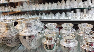 Bangalore Wholesale Pure Silver Pooja Samagri/No Wastage&No Making Charges/Single Piece Courier AVL