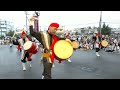 中央区青年会（嘉手納町）　伝統エイサー　道の駅かでな（エイサー　in　道の駅）　沖縄　三線