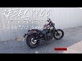 Rebel 1100 / Big shot style 2-2 exhaust [shot clip] @bugbikeshop_exhaust