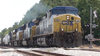 [2k] X, R, K, \u0026 Q Trains, CSX Railfanning Howie - Hull, GA, 05/24/2016 ©mbmars01