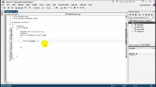Advanced C#: Lesson 4 - Delegates Events and Lambda expressions