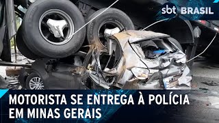 Motorista da carreta de acidente em Minas Gerais se entrega à polícia | SBT Brasil (23/12/2024)