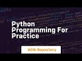 python programming for practice