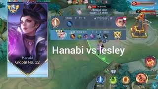 HANABI GLOBAL VS LESLEY - MOBILE LEGENDS