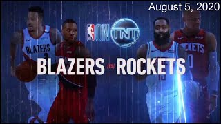Blazers vs Rockets Full Game Highlights | August 5 2020