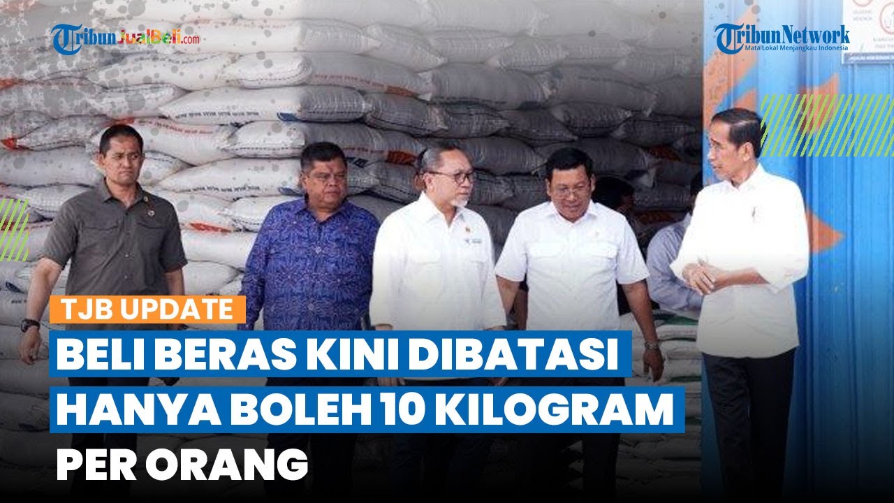 SIAP SIAP! Pemerintah Bakal Batasi Pembelian Beras, Hanya Boleh 10 ...