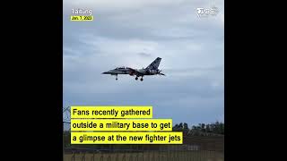 Taiwan’s Brave Eagle Advanced Jet Trainers stationed in Taitung #shorts @tvbsworldtaiwannews