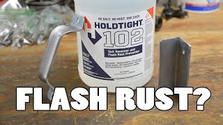 How-To: Prevent FLASH RUST on metal parts