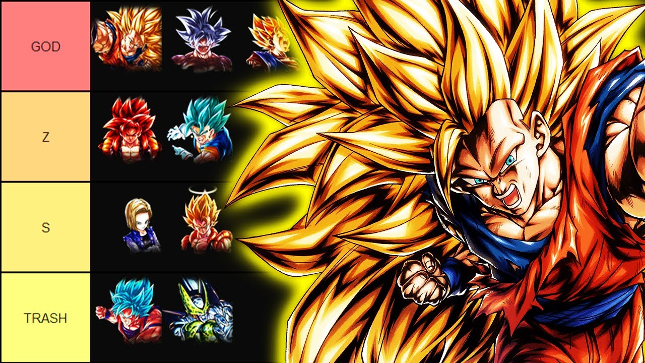 THE 4TH ANNIVERSARY LF/ULTRA TIER LIST!! - Dragon Ball Legends - YouTube