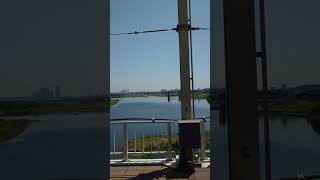 【車窓動画】多摩川→登戸駅　小田急小田原線　[Train window video] Tama River → Noborito Station. Odakyu Odawara Line