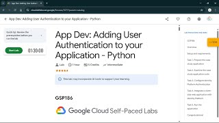 NEW App Dev: Adding User Authentication to your Application - Python #GSP186 @cloudwalabanda #CLI