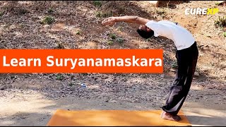 Surya Namaskara with instructions  | Sun Salutation  #Suryanamaskara #sunsalutation #Yoga #asanas