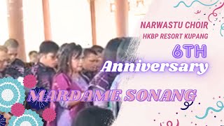 HUT KE-6 NARWASTU CHOIR HKBP KUPANG | LAGU MARDAME SONANG | 03 NOVEMBER 2024