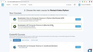 How are 'Your Courses' different from 'CodeHS Courses'?